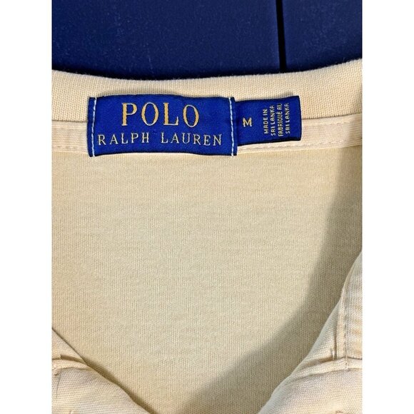 Polo Ralph Lauren Blue Label Beekman Yellow Polo Mens Medium - Picture 8 of 11